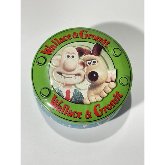 Wallace & Gromit Vintage Confectionery Tin Aardman EMPTY Collectible Container - Picture 1 of 4